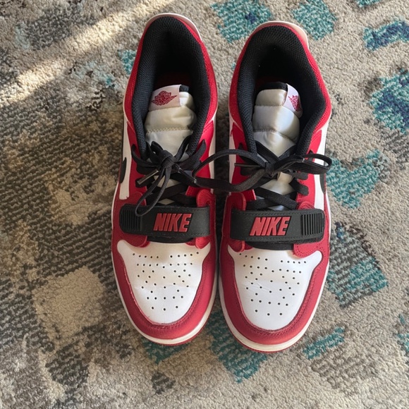 Nike Air Jordan Legacy 312 Low - White/Black-Gym Red (Size 9 Mens) - Picture 10 of 12